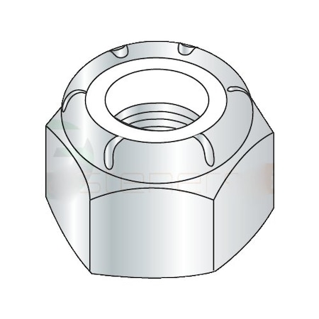 Nylon Insert Lock Nut, 1-1/2-6, Steel, Zinc Plated, 30 PK